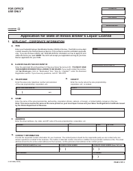 Form IL567-0060 Application for State of Illinois Broker&#039;s Liquor License - Illinois, Page 2