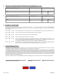 Form IL567-0057 Application for State of Illinois Tasting Representative License - Illinois, Page 4