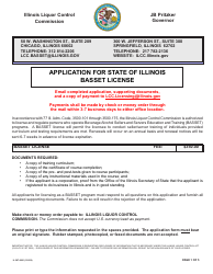 Form IL567-0061 Application for State of Illinois Basset License - Illinois