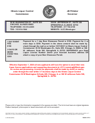 Form IL567-0090 Application for State of Illinois Beer Showcase Permit License - Illinois, Page 2