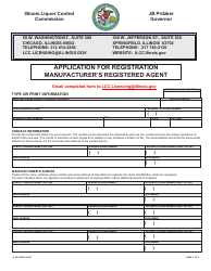 Form IL567-0053 Application for Registration Manufacturer&#039;s Registered Agent - Illinois