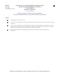 Form ED184 Application to Remove Course Work Deficiency and/or Assessment Deferral - Connecticut, Page 2