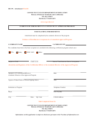 Form ED199 Application for Resident Educator Certificate - Connecticut, Page 4