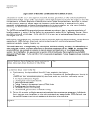Form SFN62201 Community Development Block Covid (Cdbg-Cv) Grant Preapplication - North Dakota, Page 3