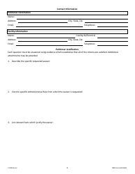 DNR Form 542-0658 Petition for Waiver - Chapter 69 - Iowa, Page 2