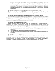 Form SFN58663 Application for Certification as a Qualified Business for the Agricultural Business Investment Tax Credit - North Dakota, Page 5