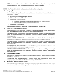 Form FWCDLE619 Captive Wildlife Critical Incident/Disaster Plan - Florida, Page 2