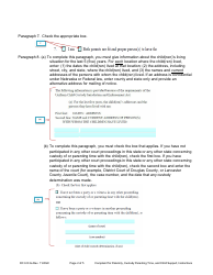 Instructions for Form DC6:8.3 Complaint for Paternity, Custody, Parenting Time, and Child Support - Nebraska, Page 2