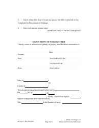 Form DC6:6.2 Affidavit in Support of Motion for Service by Publication - Nebraska, Page 2