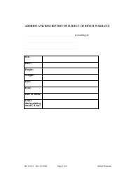 Form DC6:5.33 Bench Warrant - Nebraska, Page 2