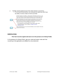Instructions for Form DC6:2 Application and Affidavit to Obtain Termination of Child Support - Nebraska, Page 3