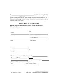 Form DC6:4.10 Defendant&#039;s Request for Decree of Dissolution of Marriage Without Hearing - Nebraska, Page 2