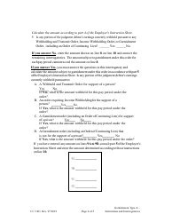 Form CC3:8G Garnishment Type a - Instructions and Interrogatories - Nebraska, Page 4
