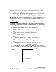 Form CC3:8H Garnishment Type B - Instructions and Interrogatories - Nebraska, Page 4