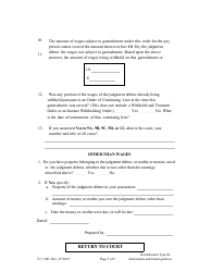 Form CC3:8H Garnishment Type B - Instructions and Interrogatories - Nebraska, Page 5