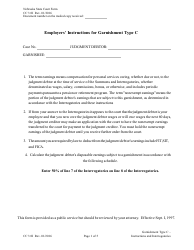 Document preview: Form CC3:8I Garnishment Type C - Instructions and Interrogatories - Nebraska