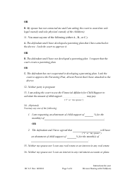 Form DC6:5 Instructions for Your Divorce Hearing (With Child(Ren)) - Nebraska, Page 3