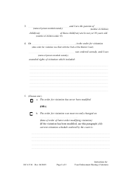 Form DC6:5.30 Instructions for Your Enforcement Hearing (Visitation) - Nebraska, Page 2