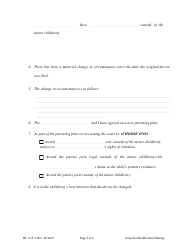 Form DC6:15.9 Instructions for Your Hearing on the Complaint for Modification of the Parenting Plan - Nebraska, Page 2