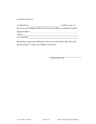 Form CC3:23 Notice of Filing Foreign Judgment - Nebraska, Page 2