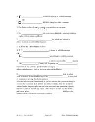 Form DC6:5.31 Order - Visitation Contempt - Nebraska, Page 2