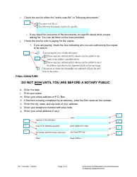 Instructions for Form DC1:12 Defendant&#039;s/Juveniles Request to Release Sealed Records - Nebraska, Page 2