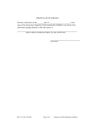 Form DC6:5.8 Temporary Child Information Affidavit - Nebraska, Page 5