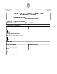 Document preview: Multiple Parcel Attachment to Answer Form - Non-property Tax Appeal - Michigan