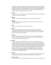 Metrc Application Programming Interface Confidentiality &amp; User Agreement - Michigan, Page 3