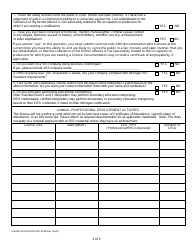 Renewal Application for a Michigan Interpreter Certification - Michigan, Page 2