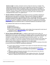 Prelicensure Course Approval Application and Notice - Residential Builders and Residential Maintenance &amp; Alterations Contractors - Michigan, Page 3