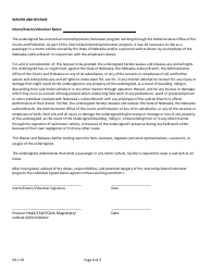 Form HR1:35 Application for Internship, Externship or Volunteer Opportunity - Nebraska, Page 6