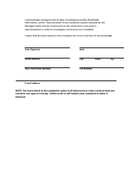 Formal Electric and Natural Gas Complaint - Michigan, Page 6