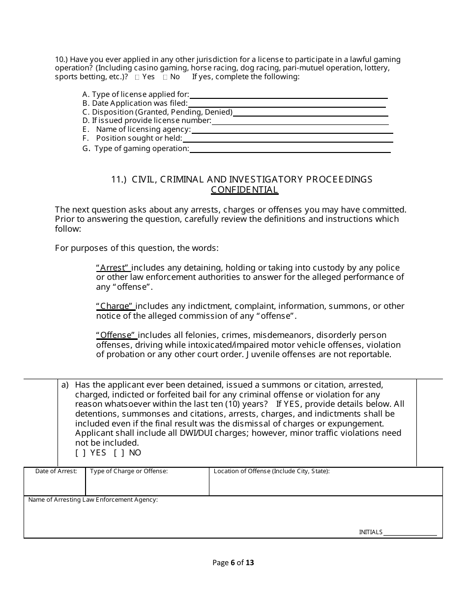 Service Employee Appication - Rhode Island, Page 6