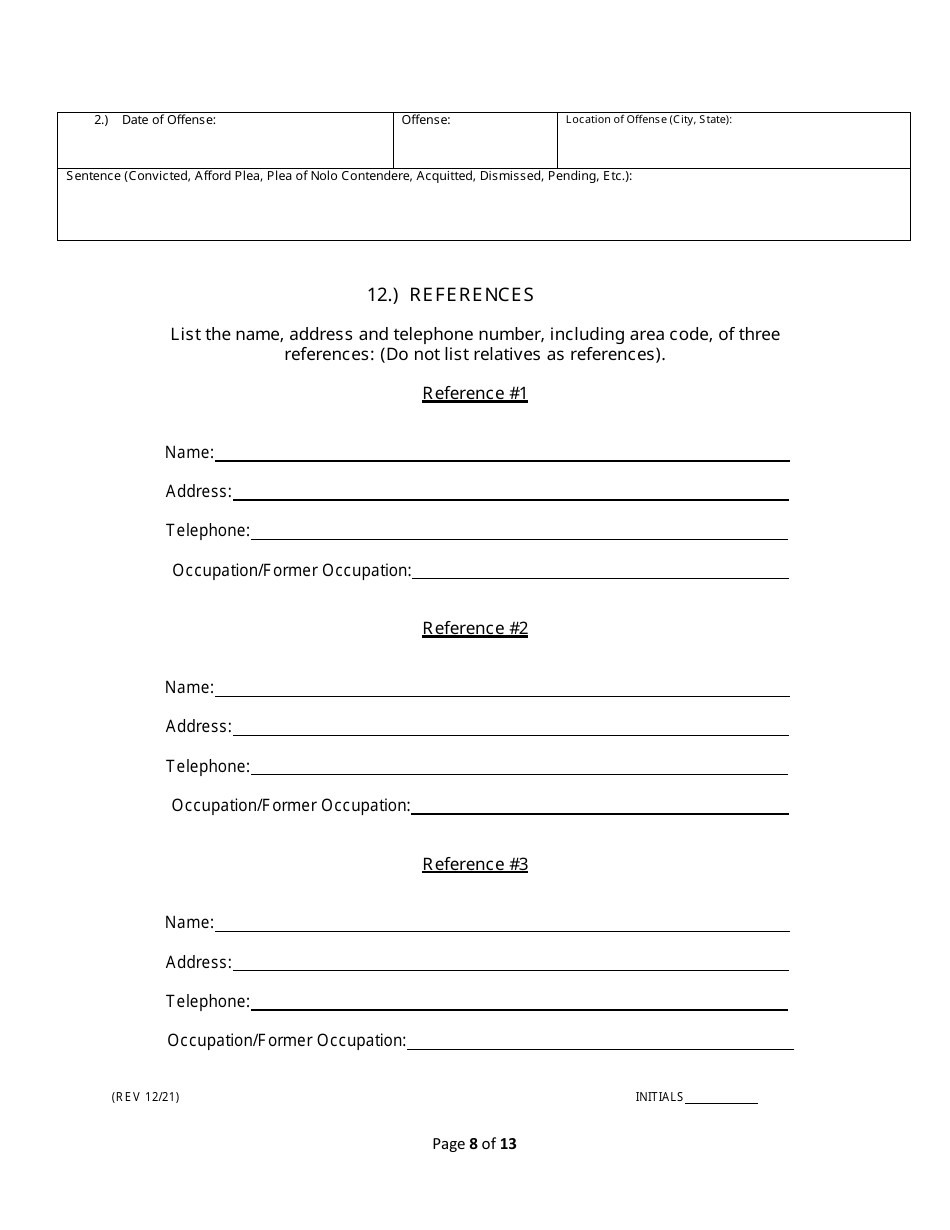 Service Employee Appication - Rhode Island, Page 8