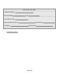 Service Employee Appication - Rhode Island, Page 9