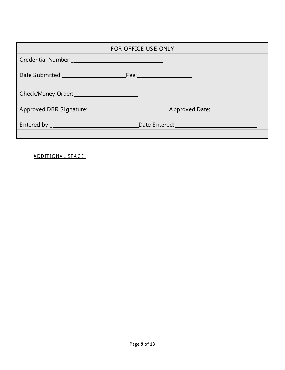 Service Employee Appication - Rhode Island, Page 9