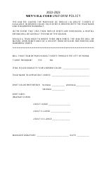 Men&#039;s B and Coed Basketball Registration Packet - City of Parma, Ohio, Page 2