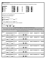 Form CCL25R Application for License to Operate a Residential Home, Child Placing Agency, Maternity Home, or Juvenile Detention Facility - Louisiana, Page 6