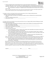 Change of Information Form for Maternity Home Providers - Louisiana, Page 2