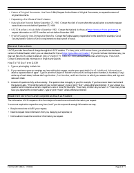 USCIS Form G-639 Freedom of Information/Privacy Act Request, Page 2