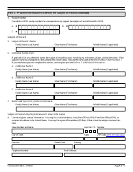 USCIS Form G-639 Freedom of Information/Privacy Act Request, Page 5