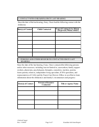 Form CH6ART17APP1 Appendix 1 Guardian Ad Litem Report and Recommendations - Nebraska, Page 2