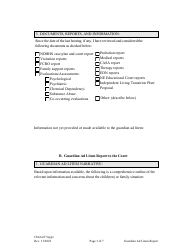 Form CH6ART17APP1 Appendix 1 Guardian Ad Litem Report and Recommendations - Nebraska, Page 3