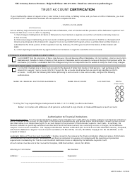 Form ASD3:06 Attorney&#039;s Form to Request a Transfer of Membership Status (&quot;inactive to Active&quot; and &quot;active to Inactive&quot;) - Nebraska, Page 3