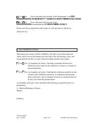 Form CH6ART14APP9 Appendix 9 Guardian Ad Litem Report and Recommendations - Nebraska, Page 5