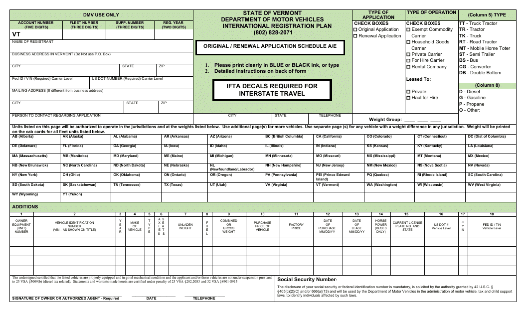 Form CVO-160 Schedule A/E  Printable Pdf