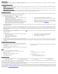 Form VL-021 Application for License/Permit - Vermont