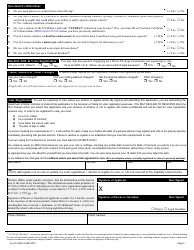 Form VL-021 Application for License/Permit - Vermont, Page 3