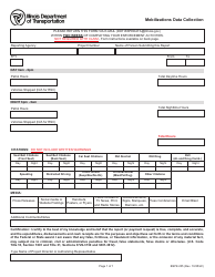 Document preview: Form BSPE205 Mobilizations Data Collection - Illinois